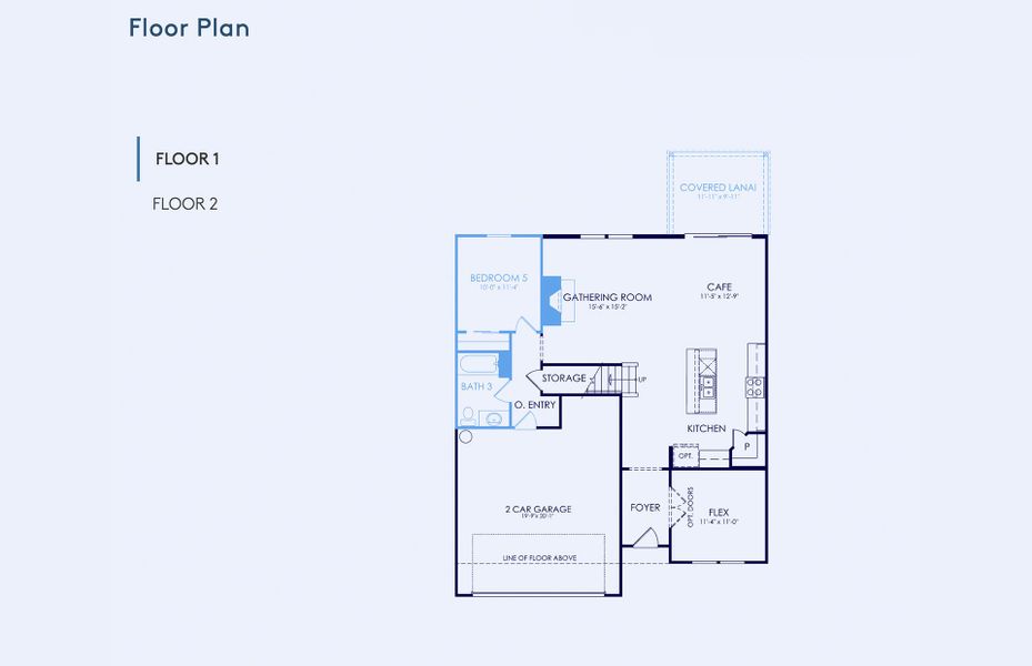 2D floor plan layout of this home in Fox Hollow, Spartanburg, SC (Image 3).