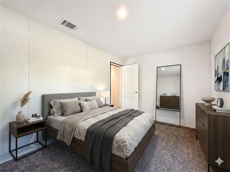 Furnished interior view inside a new home in , Pomona Park (Image 12).