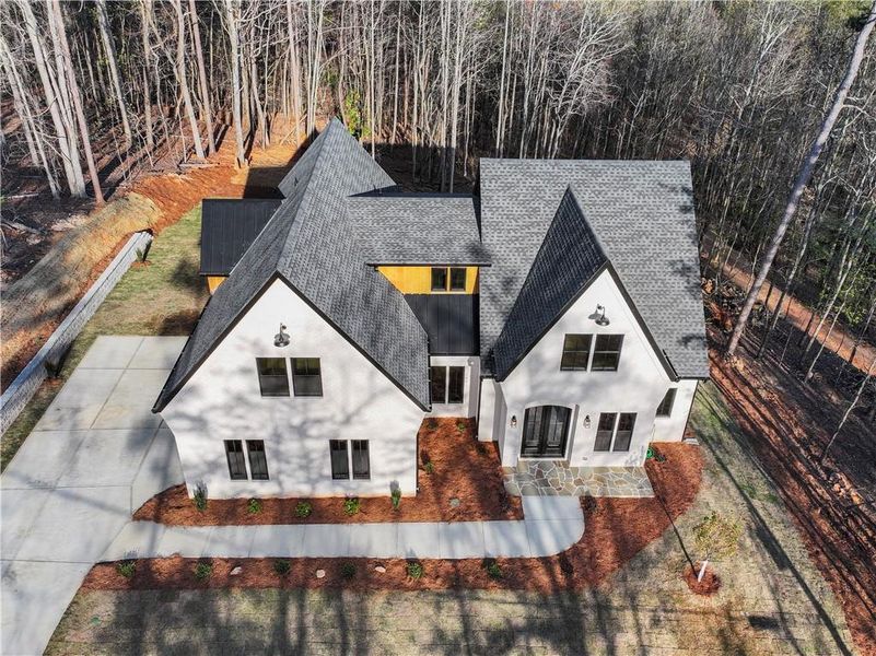 Front exterior of a new home in , Gainesville, GA, highlighting curb appeal (Image 32).