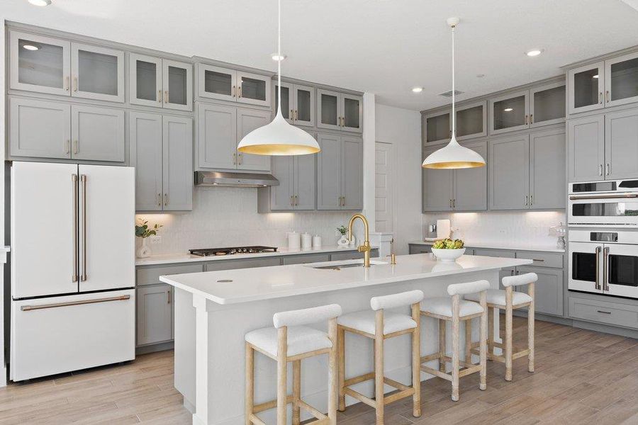 Furnished interior view inside a new home in Sweetwater, Austin (Image 5).