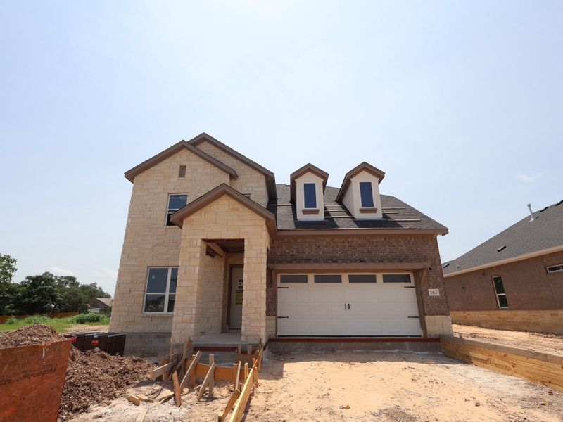 In-progress construction of a new home in Colony at Cole Springs, Buda, TX (Image 9). In-progress construction of a new home in Colony at Cole Springs, Buda, TX (Image 9).