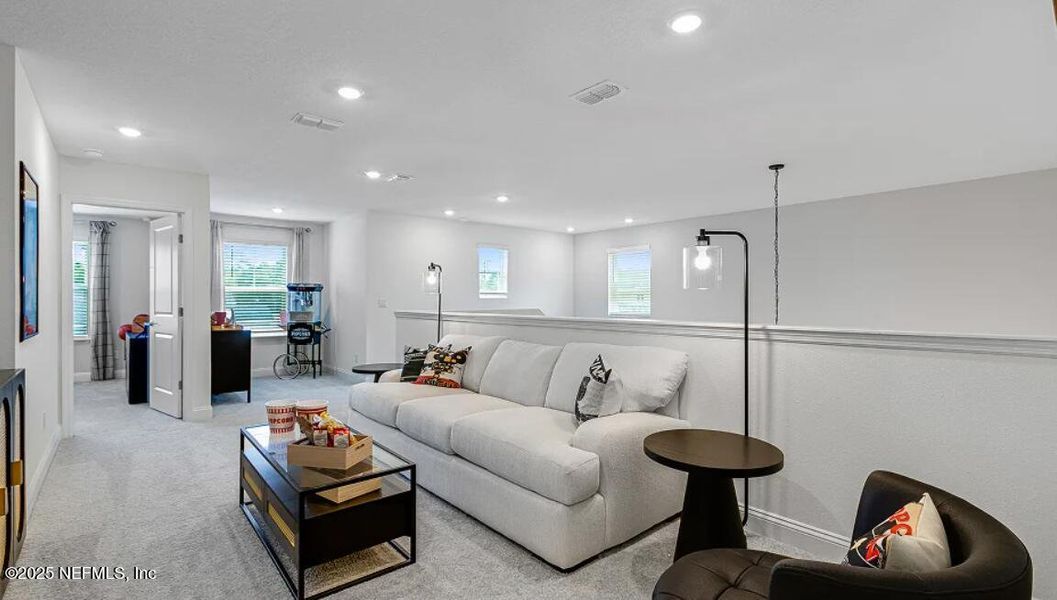 Furnished interior view inside a new home in Russell Retreat, Green Cove Springs (Image 14). Furnished interior view inside a new home in Russell Retreat, Green Cove Springs (Image 14).