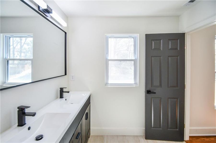 Furnished interior view inside a new home in , Atlanta (Image 9).