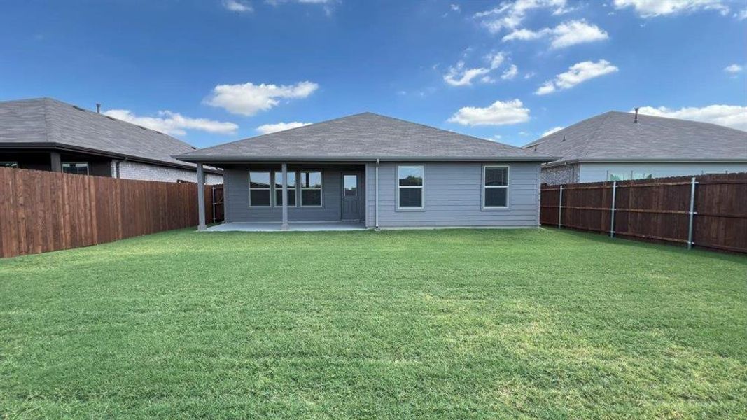 Rear Elevation Rear Elevation