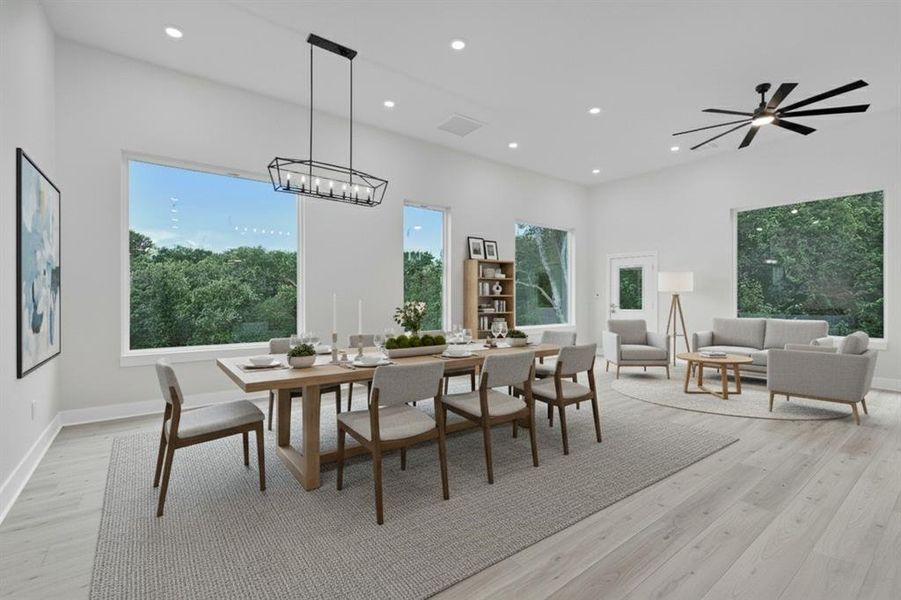 Image have been virtually staged to show potential furniture placement.