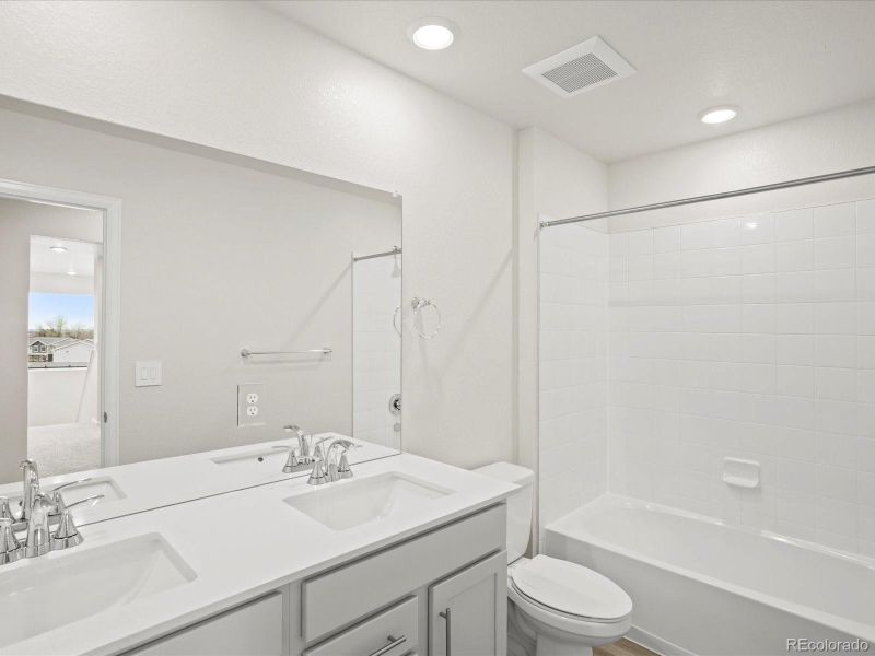 Furnished interior view inside a new home in Westgate, Greeley (Image 9). Furnished interior view inside a new home in Westgate, Greeley (Image 9).