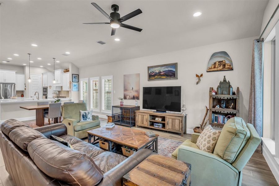 Furnished interior view inside a new home in Audubon, Magnolia (Image 9). Furnished interior view inside a new home in Audubon, Magnolia (Image 9).