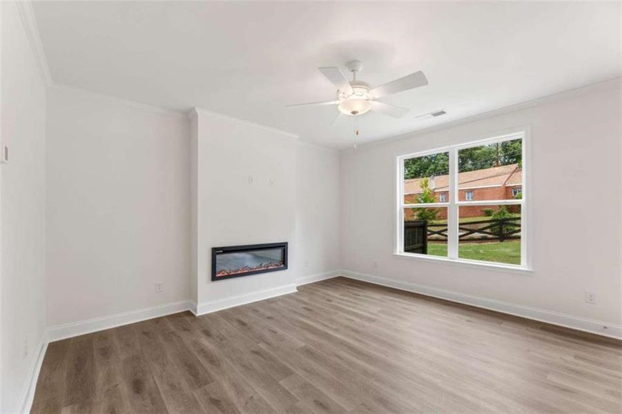 Spacious, unfurnished interior of a new home in Porter Reserve, Decatur (Image 19). Spacious, unfurnished interior of a new home in Porter Reserve, Decatur (Image 19).
