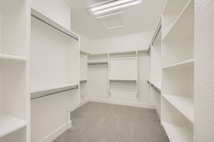 Plan 1566 Main Closet Representative Photo