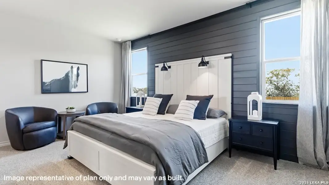 Furnished interior view inside a new home in Riverstone at Westpointe, San Antonio (Image 19).