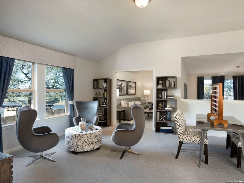 Furnished interior view inside a new home in , San Antonio (Image 4). Furnished interior view inside a new home in , San Antonio (Image 4).