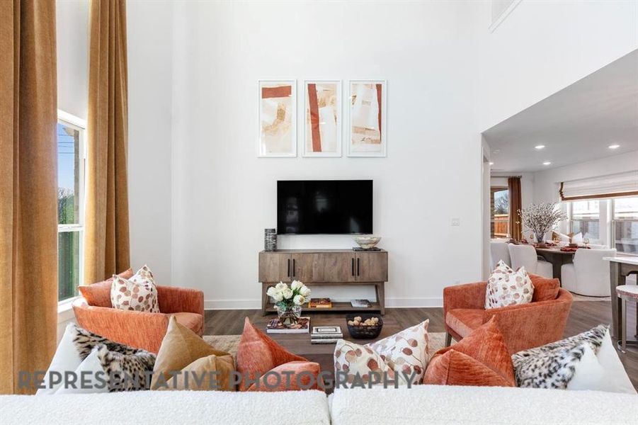 Furnished interior view inside a new home in The Parks at Wilson Creek, Celina (Image 31).