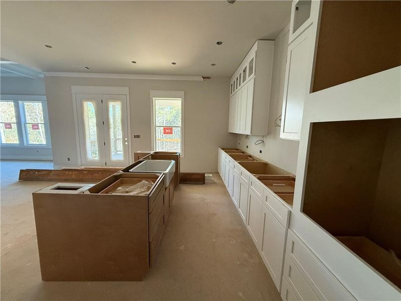 In-progress construction of a new home in , Hoschton, GA (Image 31).