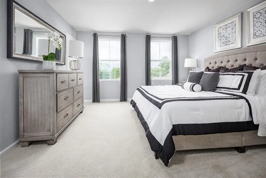 Representative furnished interior of a home built from the Birch by Ryan Homes in Quails Run, Lyman (Image 4).
