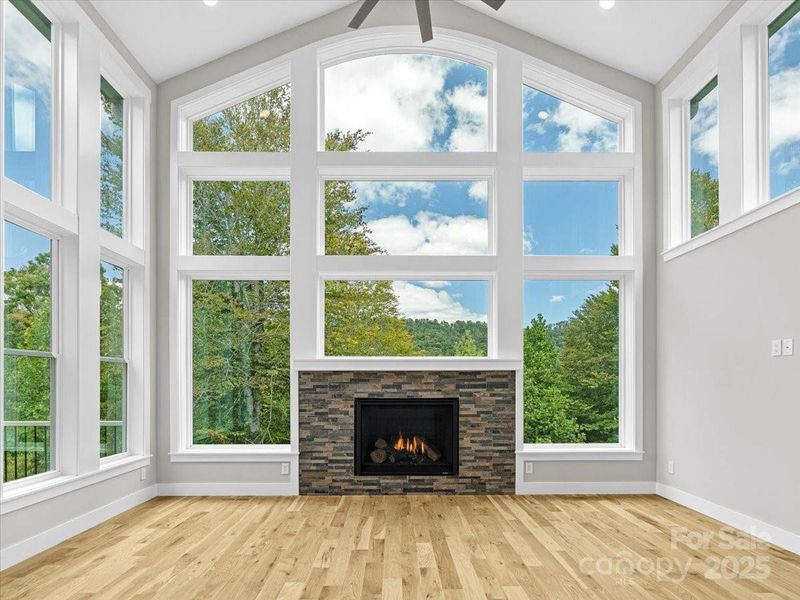 Fireplace Centerpiece