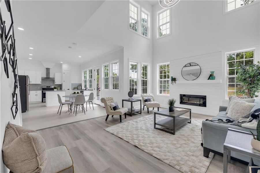 Furnished interior view inside a new home in , Douglasville (Image 14).