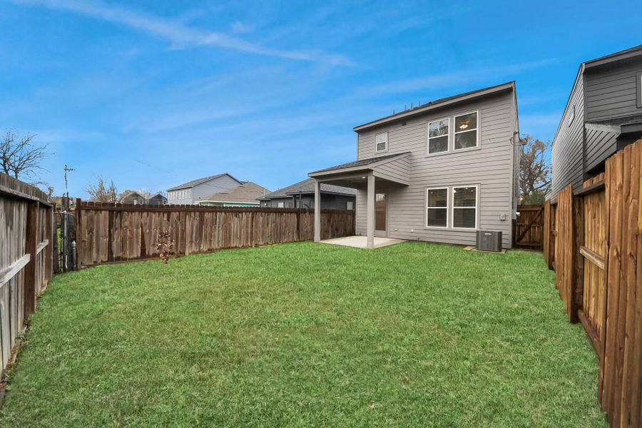 Exterior details and patio area of a home in , Houston (Image 26). Exterior details and patio area of a home in , Houston (Image 26).