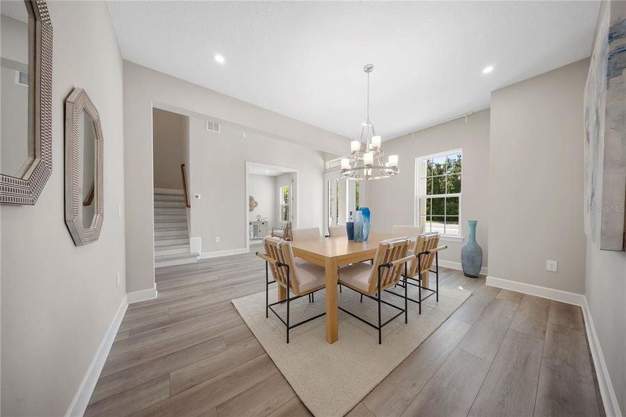 Furnished interior view inside a new home in Fire Creek, Gotha (Image 34). Furnished interior view inside a new home in Fire Creek, Gotha (Image 34).