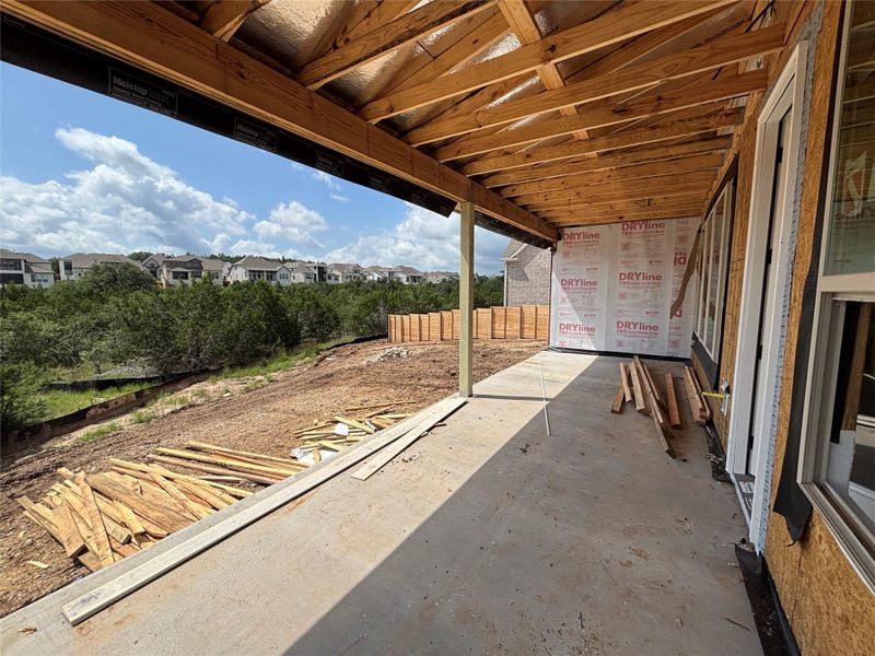 In-progress construction of a new home in Provence 70s, Austin, TX (Image 20). In-progress construction of a new home in Provence 70s, Austin, TX (Image 20).