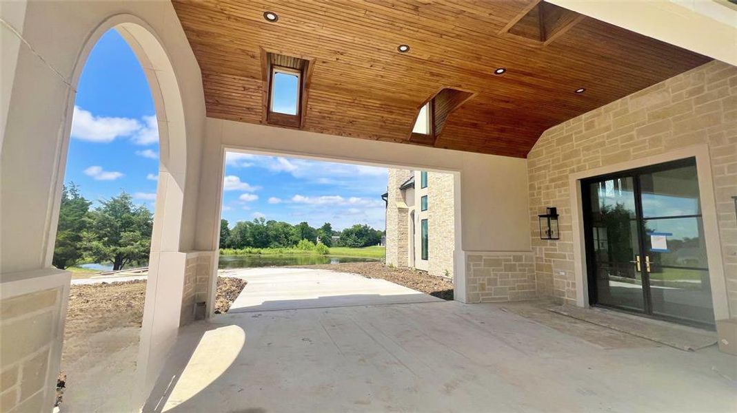 Exterior details and patio area of a home in , Weston (Image 3).