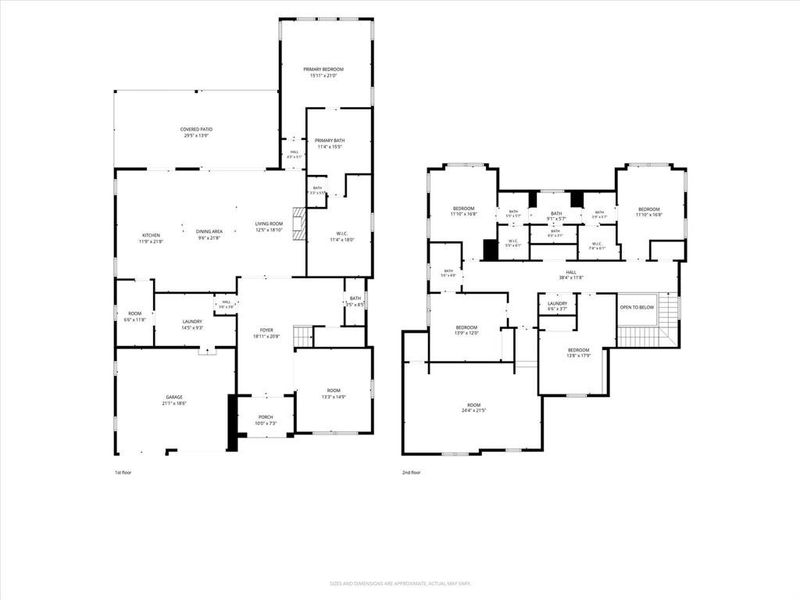 2D floor plan layout of this home in , Dallas, TX (Image 5). 2D floor plan layout of this home in , Dallas, TX (Image 5).