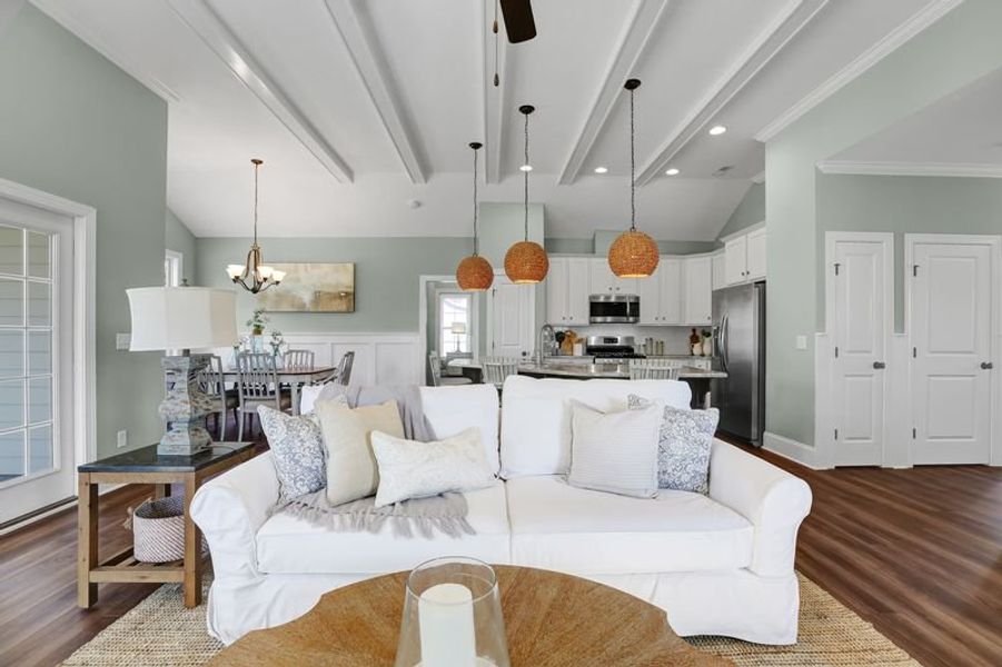 Representative furnished interior of a home built from the Lanai by Bill Clark Homes in Sidbury Landing, Wilmington (Image 10). Representative furnished interior of a home built from the Lanai by Bill Clark Homes in Sidbury Landing, Wilmington (Image 10).