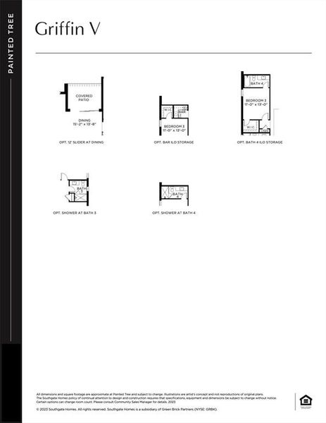 This dream home offers elevation A, optional bath 4 ILO of storage and so much more!