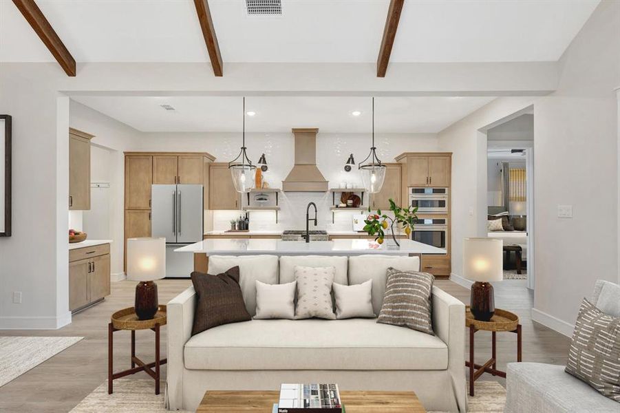 Furnished interior view inside a new home in Sterling Greene, Arlington (Image 15).