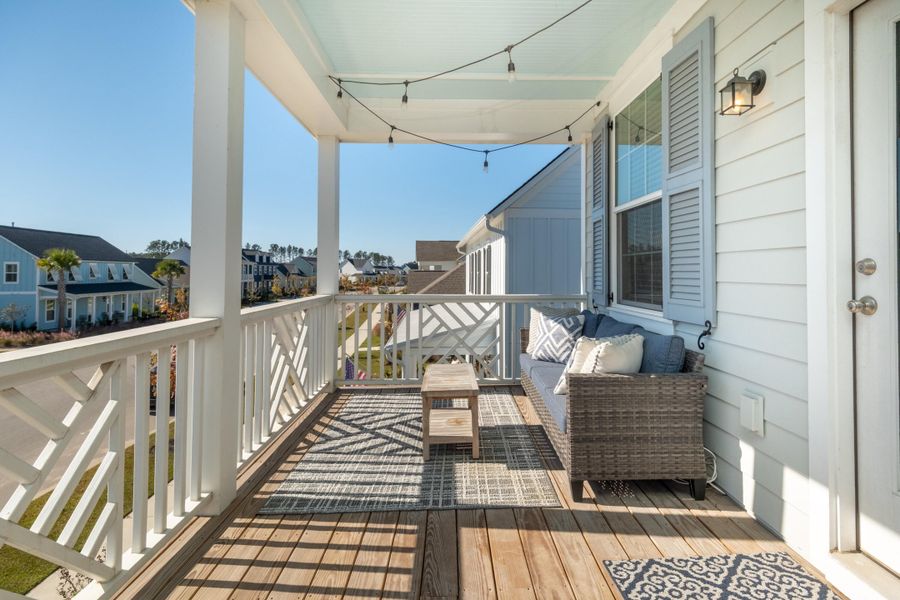 Exterior details and patio area of a home in Midtown at Nexton, Summerville (Image 31). Exterior details and patio area of a home in Midtown at Nexton, Summerville (Image 31).