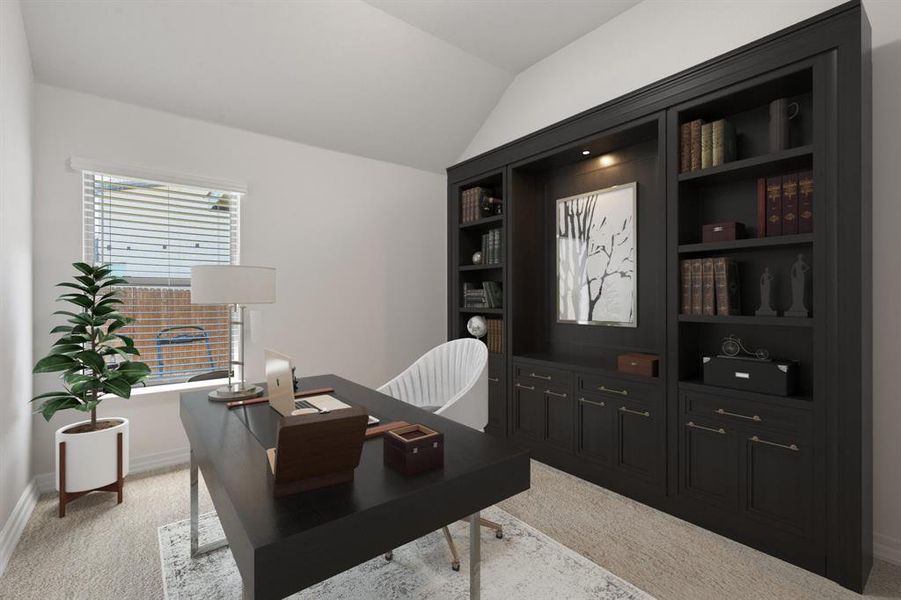 Furnished interior view inside a new home in , Waxahachie (Image 25).