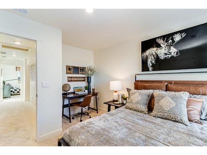 Furnished interior view inside a new home in Prairie Song, Windsor (Image 19).