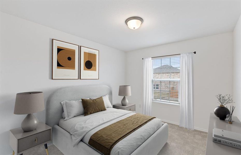 *Virtual Representation - Spacious secondary bedroom *Virtual Representation - Spacious secondary bedroom