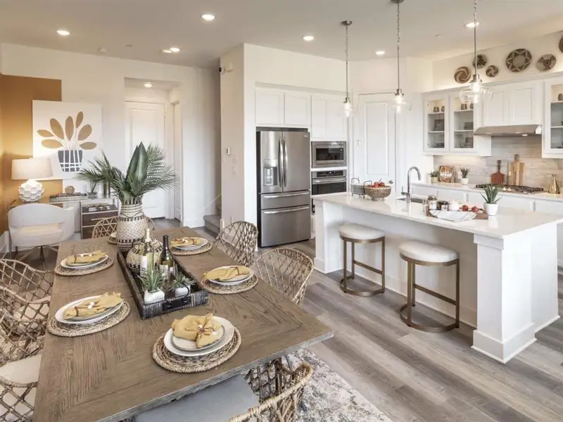 Furnished interior view inside a new home in , Aledo (Image 5).