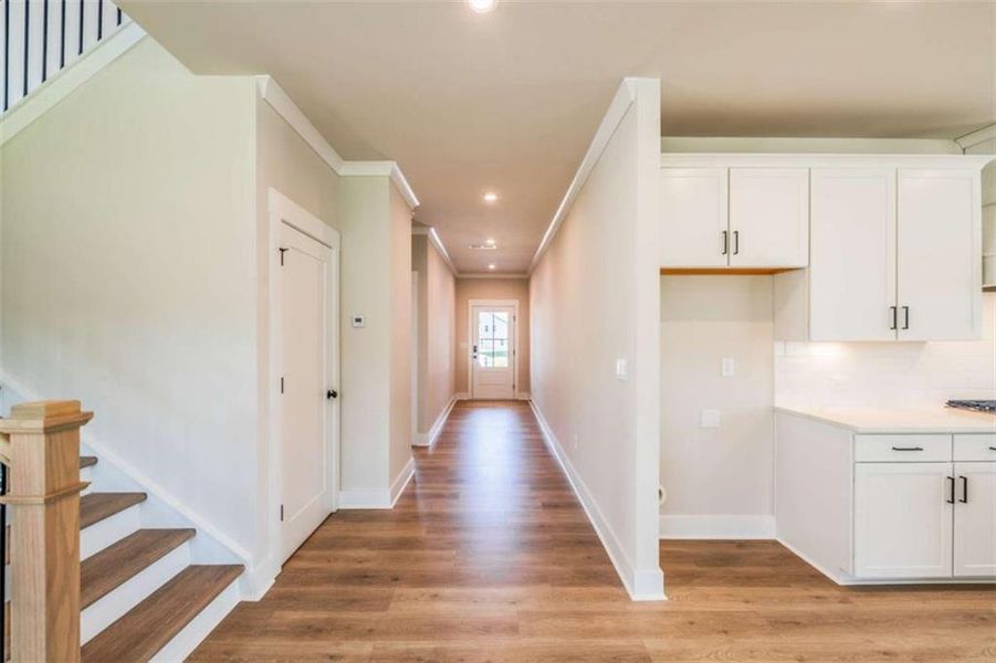 Spacious, unfurnished interior of a new home in The Paddocks at Doc Hughes, Buford (Image 28). Spacious, unfurnished interior of a new home in The Paddocks at Doc Hughes, Buford (Image 28).