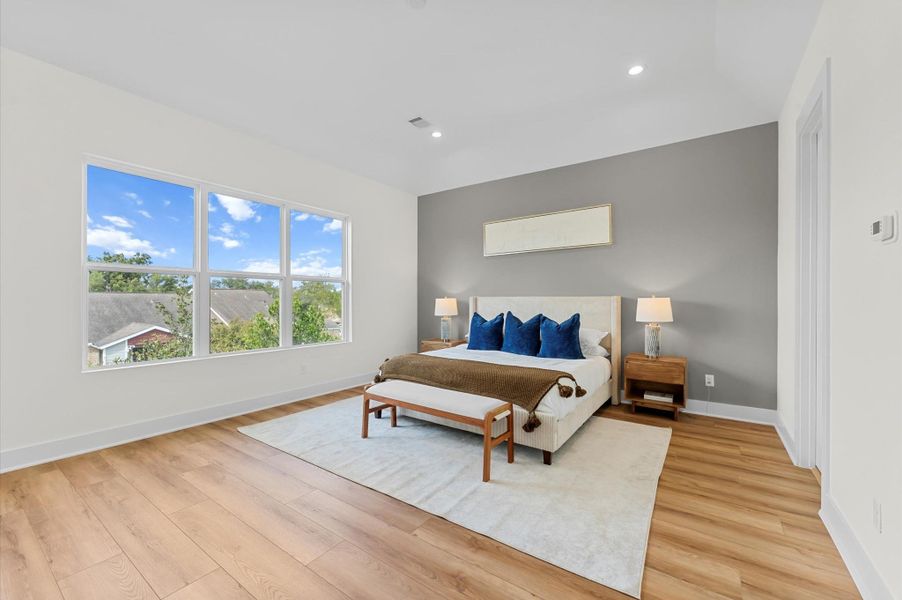 Furnished interior view inside a new home in , Houston (Image 16).