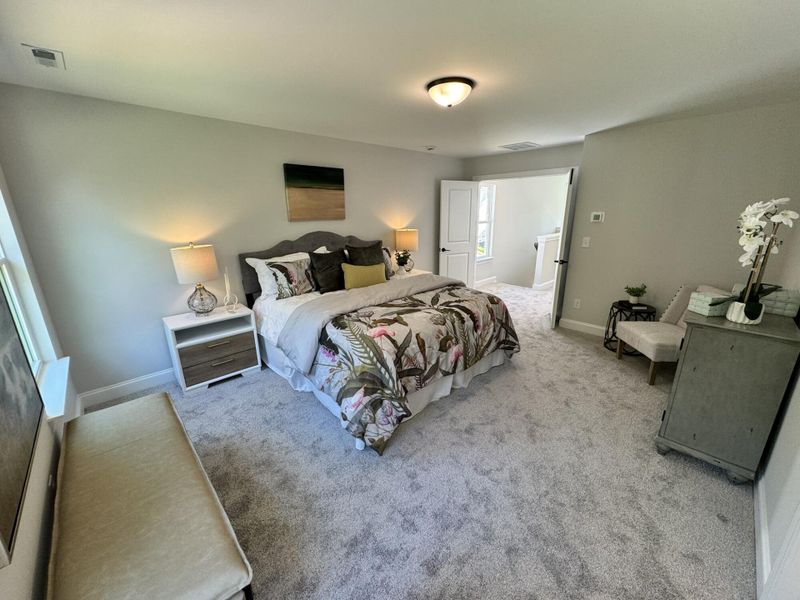 Furnished interior view inside a new home in Caldwell Forest, Charlotte (Image 14).