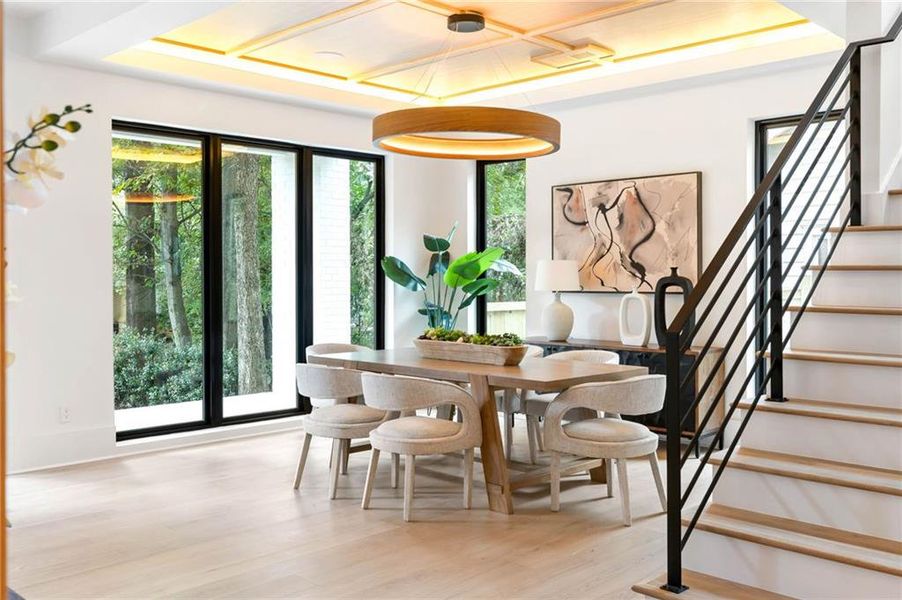 Furnished interior view inside a new home in , Atlanta (Image 30). Furnished interior view inside a new home in , Atlanta (Image 30).