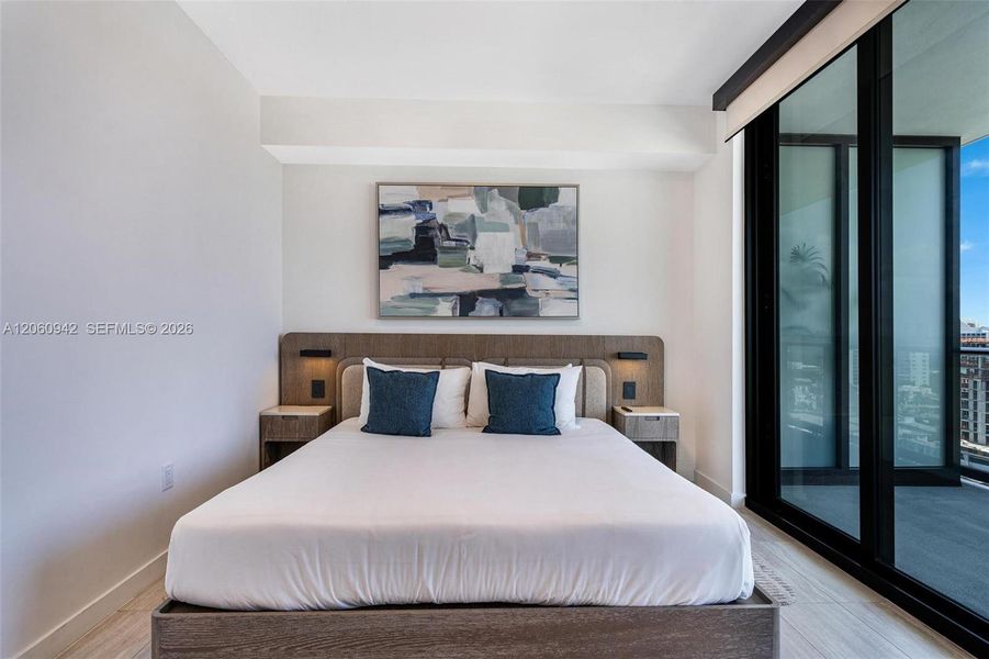 Furnished interior view inside a new home in , Miami Beach (Image 45).