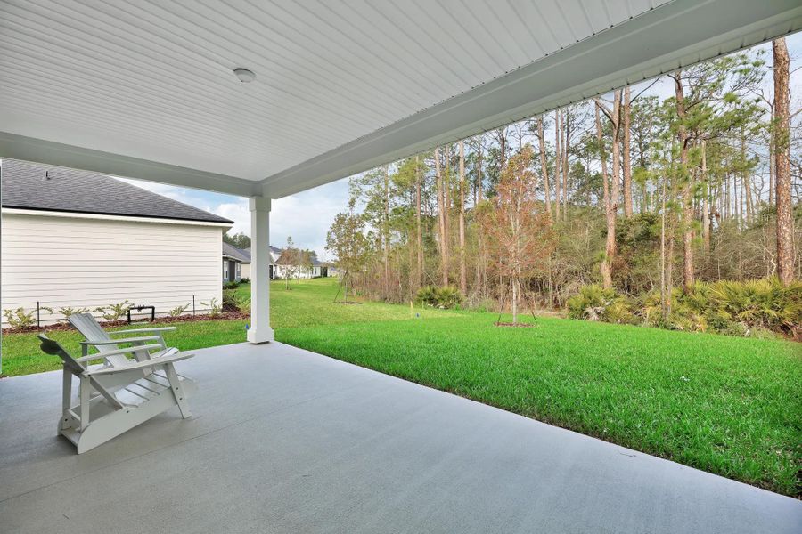 The Seaside Outdoor Living Area The Seaside Outdoor Living Area