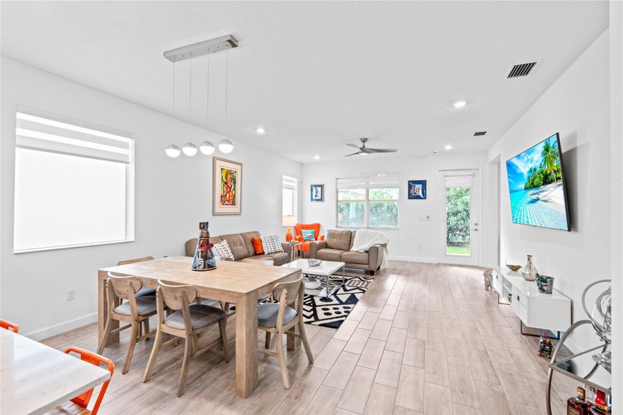 Furnished interior view inside a new home in Delray Trails: The Woods, Delray Beach (Image 5). Furnished interior view inside a new home in Delray Trails: The Woods, Delray Beach (Image 5).