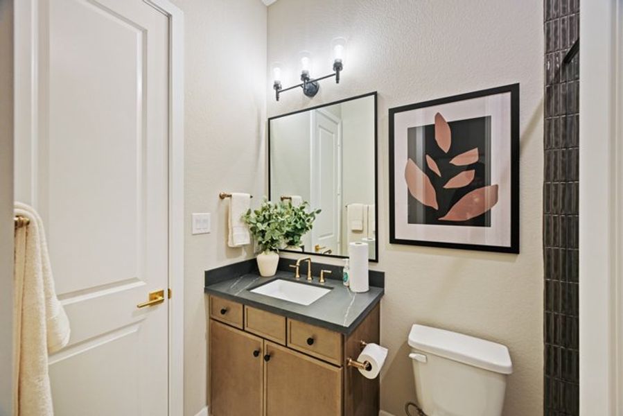 Furnished interior view inside a new home in Wildtree 70', Montgomery (Image 42).