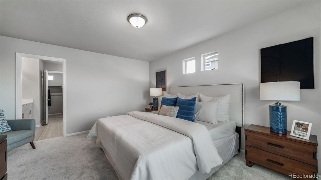 Furnished interior view inside a new home in , Aurora (Image 29).