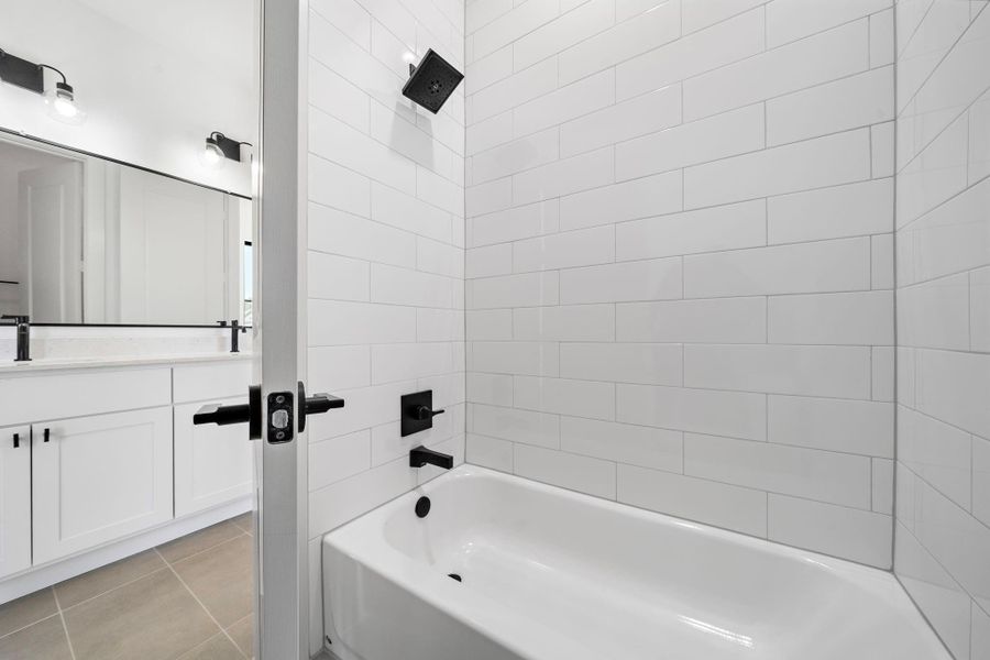 Furnished interior view inside a new home in Spring Valley Creek, Houston (Image 14).
