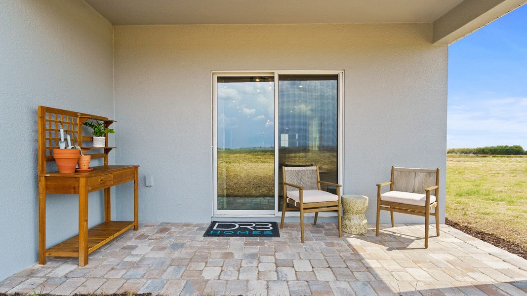 Atlantic Model back lenai furnished, by DRB Homes at Willowbrook North Atlantic Model back lenai furnished, by DRB Homes at Willowbrook North