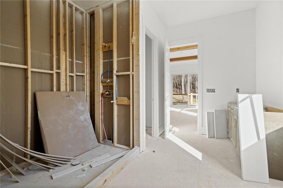 In-progress construction of a new home in , Canton, GA (Image 22).