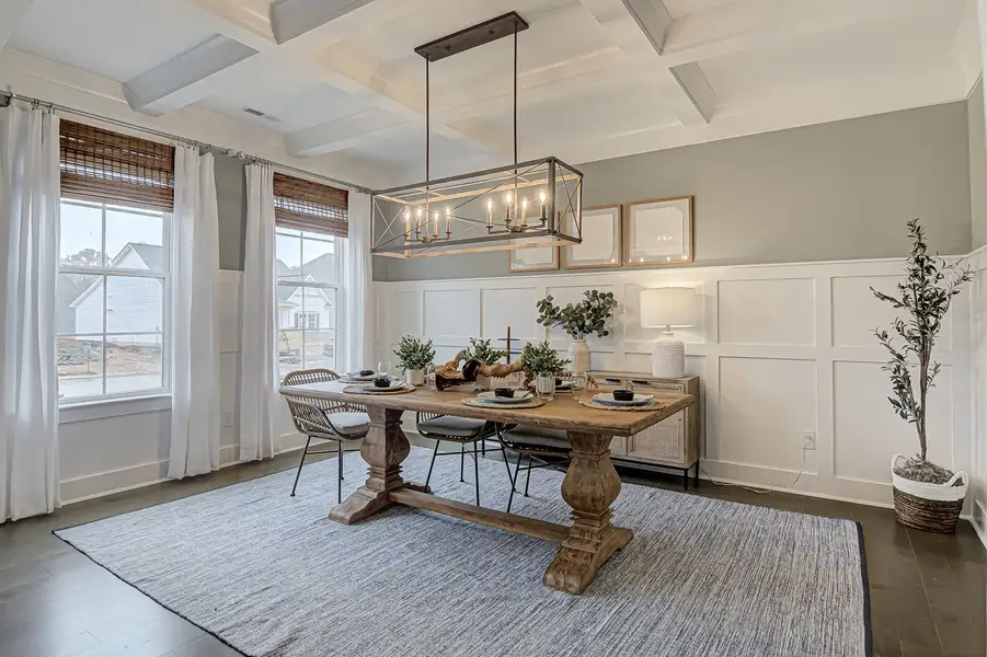 Furnished interior view inside a new home in Hanes Lake, Winston-Salem (Image 5). Furnished interior view inside a new home in Hanes Lake, Winston-Salem (Image 5).