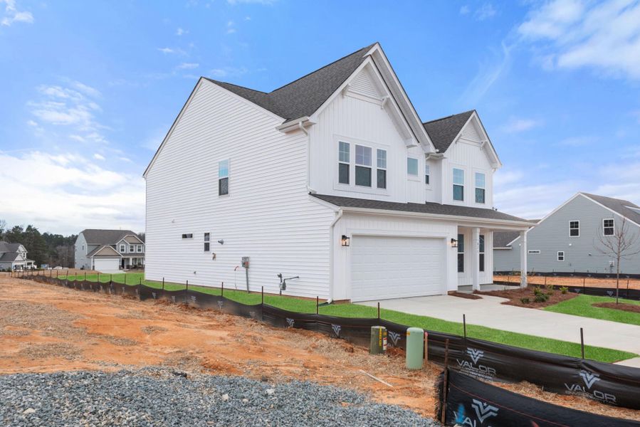 Exterior details and patio area of a home in Hopewell Garden, Winston-Salem (Image 4).