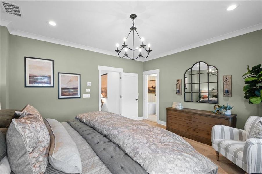 Furnished interior view inside a new home in , Ball Ground (Image 27).