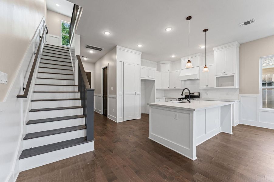 Furnished interior view inside a new home in , Houston (Image 8).