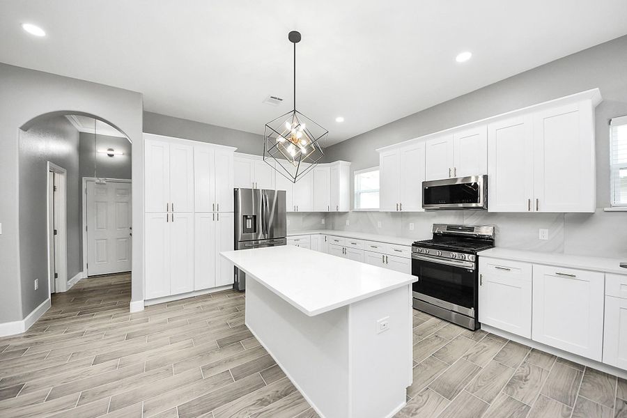 Furnished interior view inside a new home in , Houston (Image 15). Furnished interior view inside a new home in , Houston (Image 15).